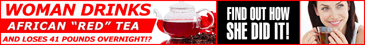 728x90 woman red tea banner example