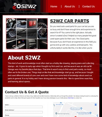 s2wz wordpress site example