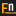favicon design with the letters fn