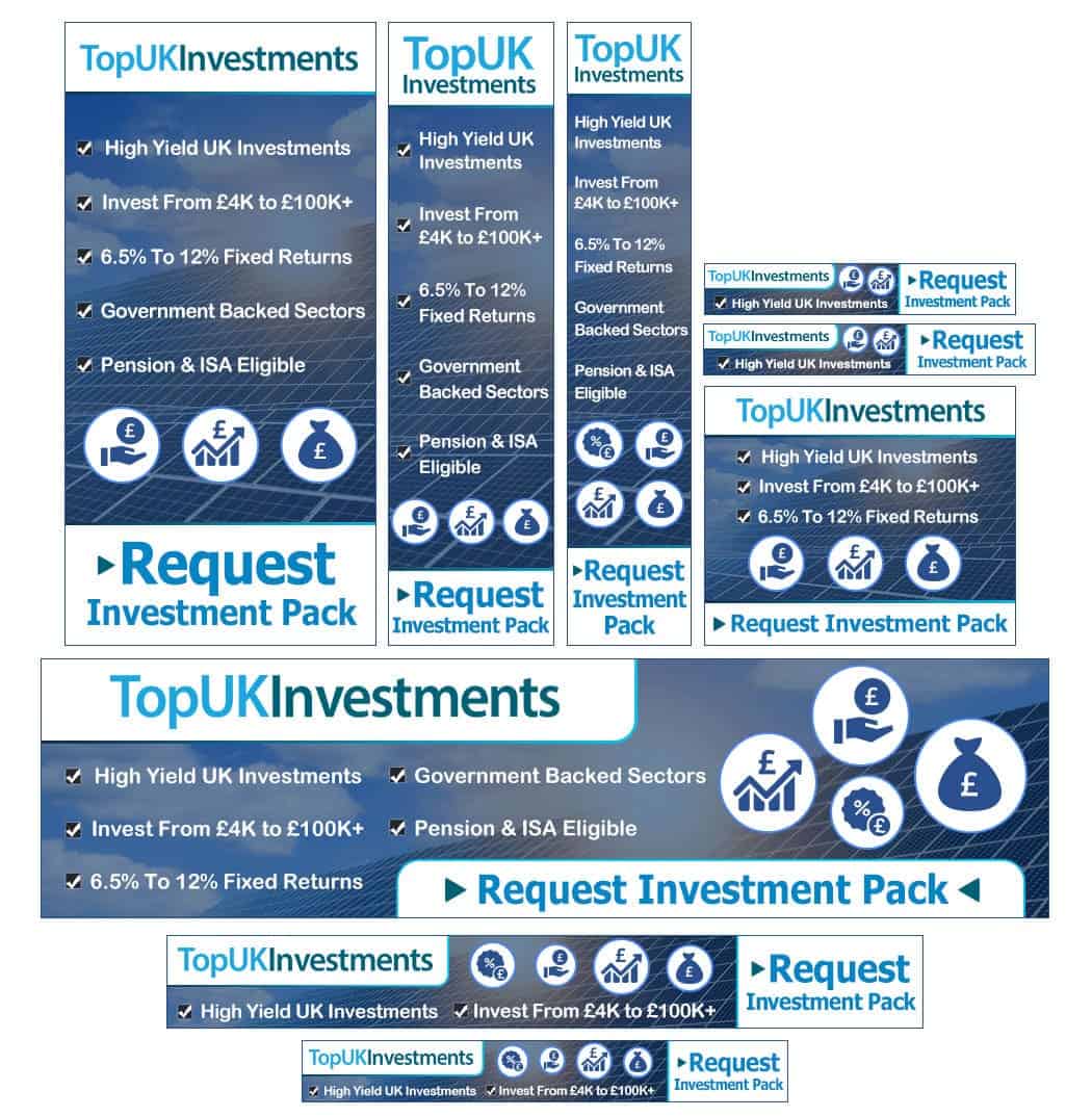 Top UK Investments Banner Sets