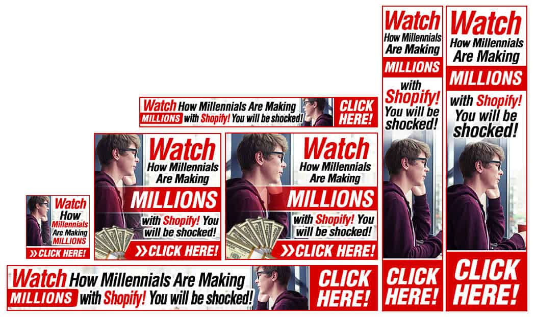 Making Money Banner Example Set