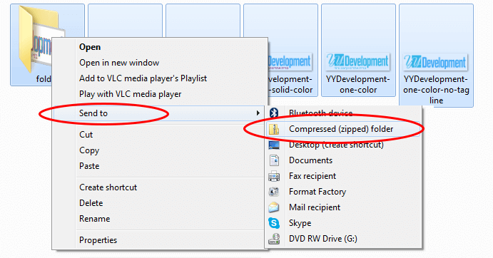 Create ZIP File In Windows