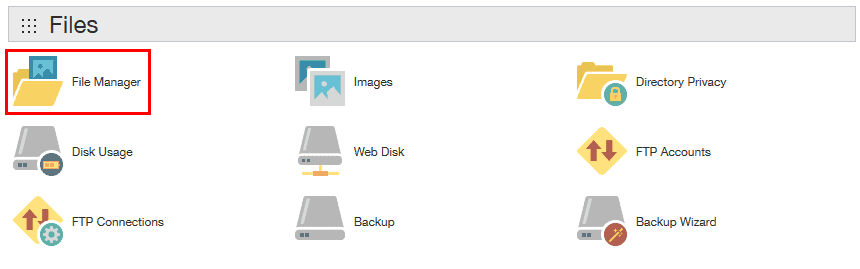 Open File Manager On Godaddy